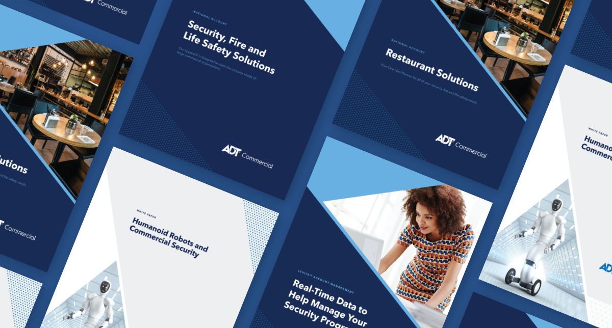 ADT Commercial collateral pieces