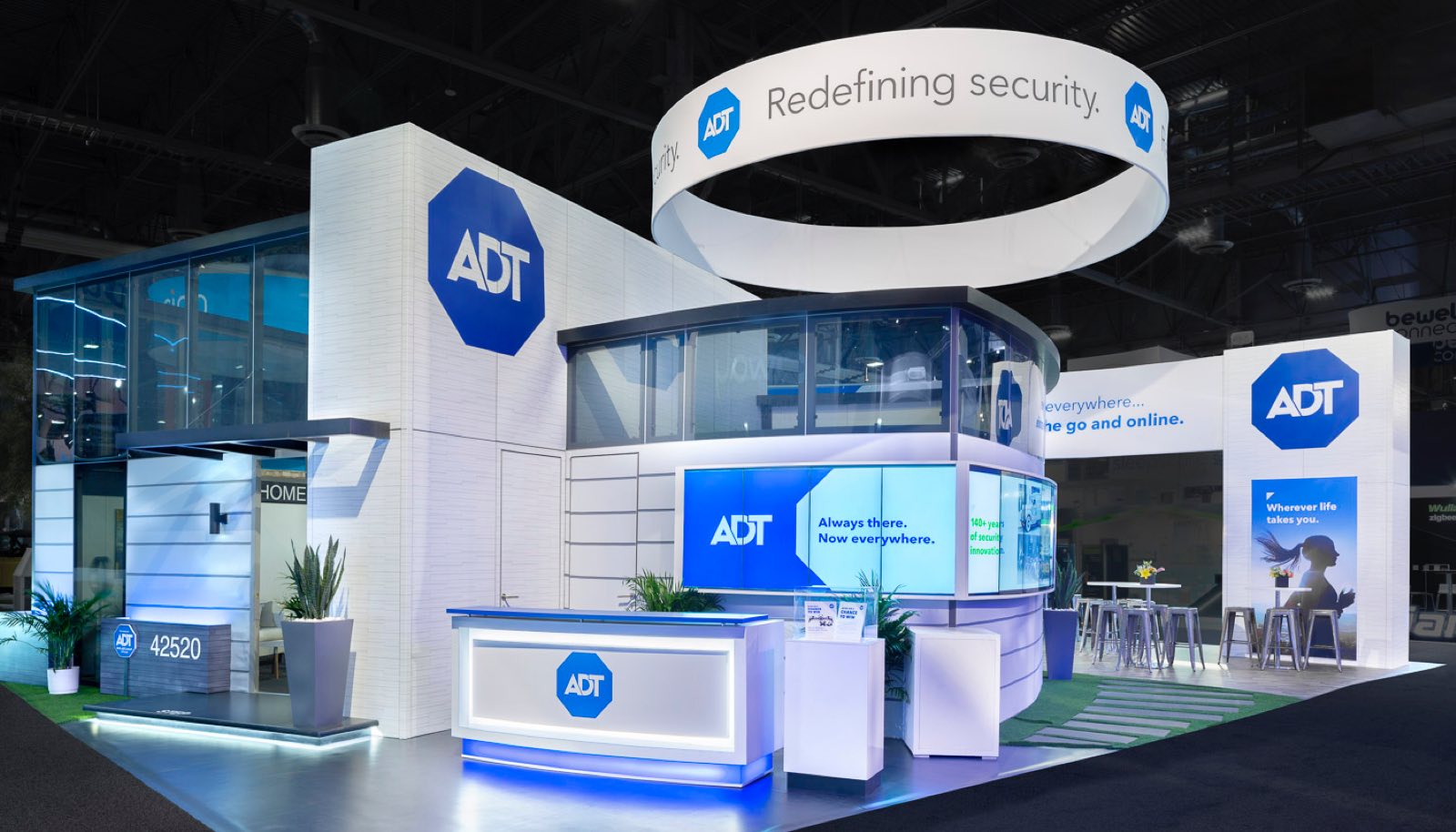 ADT booth at CES 2018