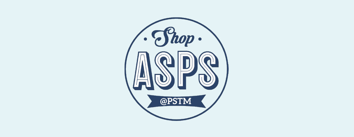Sketch of Shop ASPS at PSTM Logo